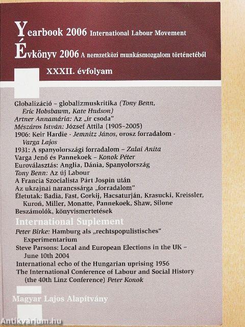 A nemzetközi munkásmozgalom történetéből 2006