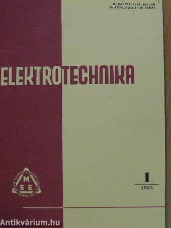 Elektrotechnika 1983. január-december