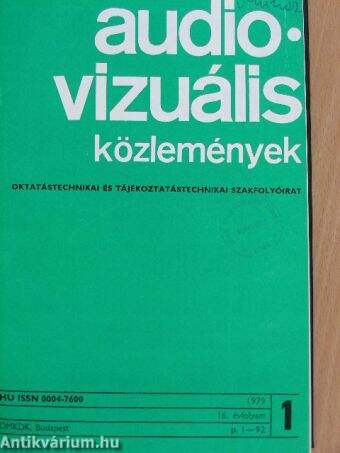 Audio-Vizuális Közlemények 1979/1-6.