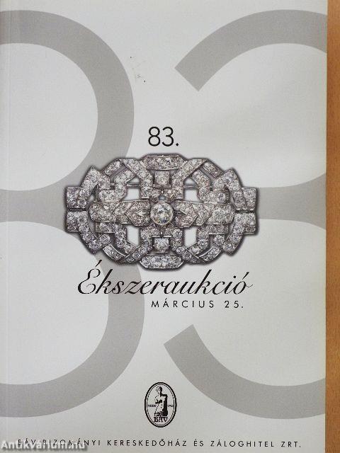 BÁV Rt. 83. Ékszer, 7. Grafikai aukció