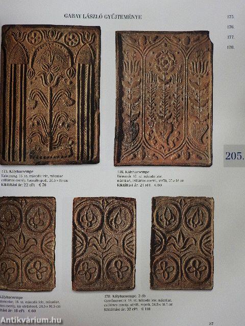 Nagyházi Galéria és Aukciósház 205-206. aukció