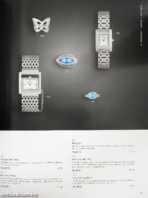 BÁV Antikvitás 90. Ékszer-, 7. Ezüstaukció