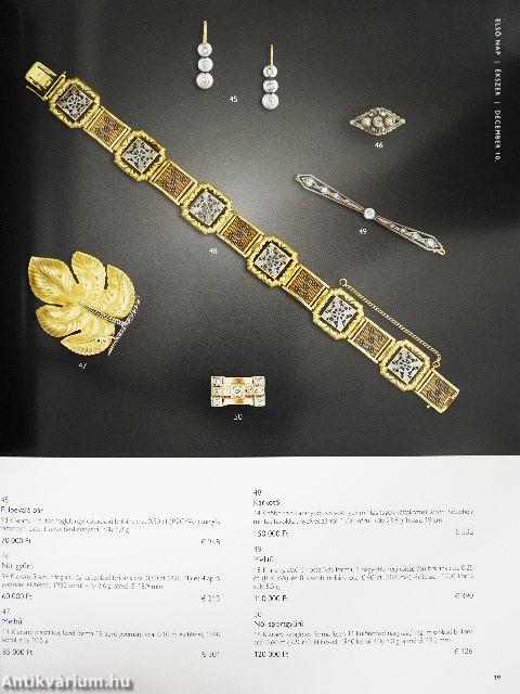 BÁV Antikvitás 90. Ékszer-, 7. Ezüstaukció