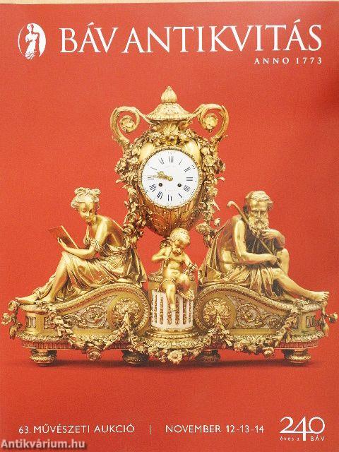 BÁV Antikvitás 63. Művészeti Aukció
