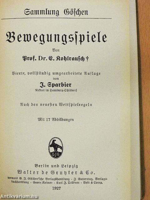 Bewegungsspiele (gótbetűs)
