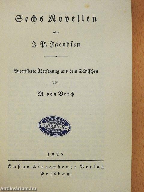 Sechs Novellen (gótbetűs)