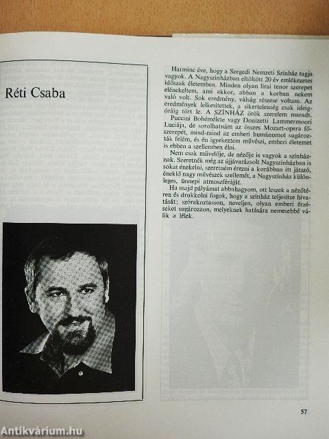 Szegedi Nemzeti Színház 1883-1986