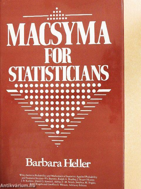 MACSYMA for Statisticians
