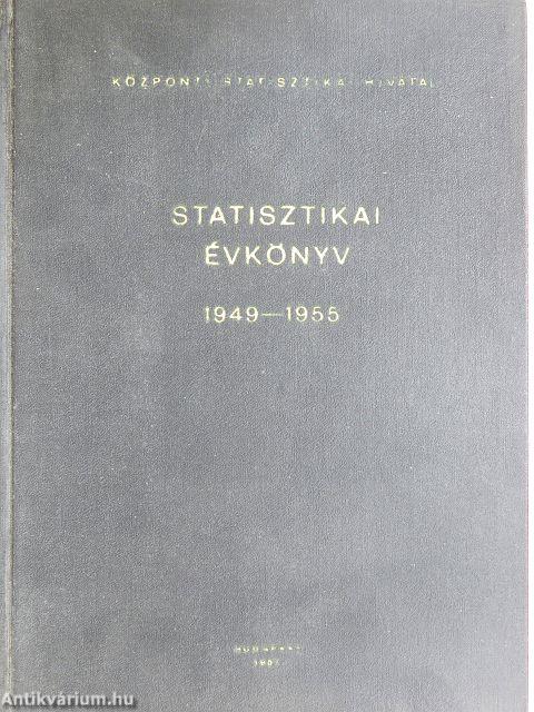 Statisztikai évkönyv 1949-1955