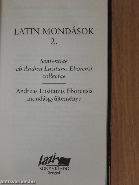 Latin mondások 2.