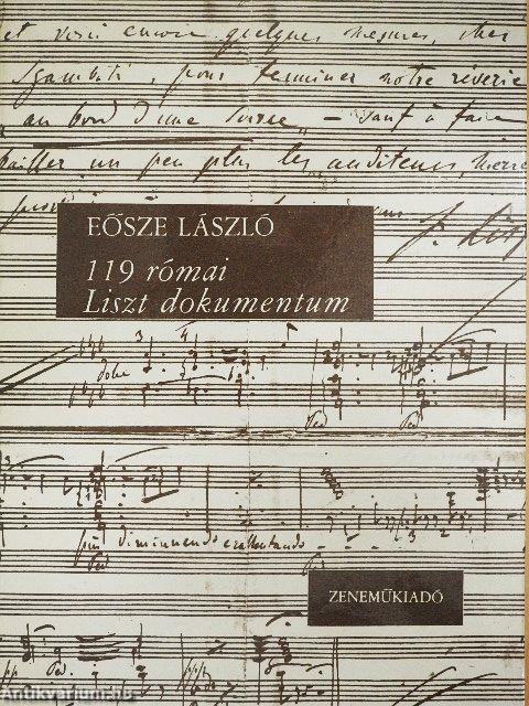 119 római Liszt dokumentum