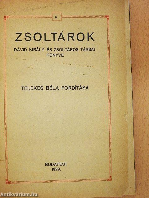 Zsoltárok I-II.