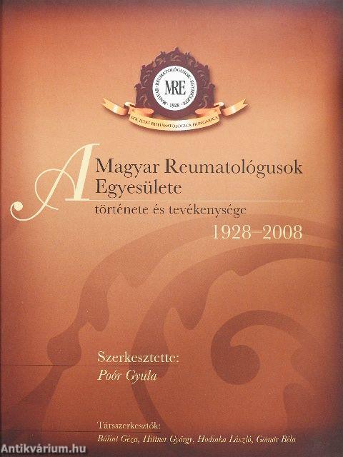 A Magyar Reumatológusok Egyesülete története és tevékenysége
