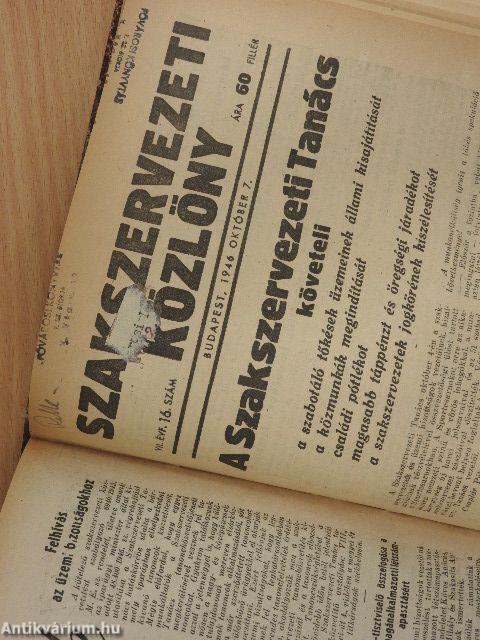 Szakszervezeti Közlöny 1946. január-december