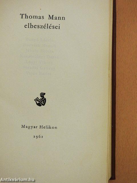 Thomas Mann elbeszélései