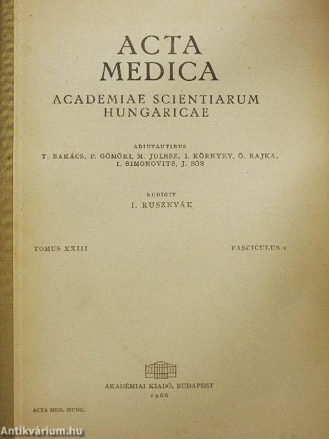 Acta Medica 1966