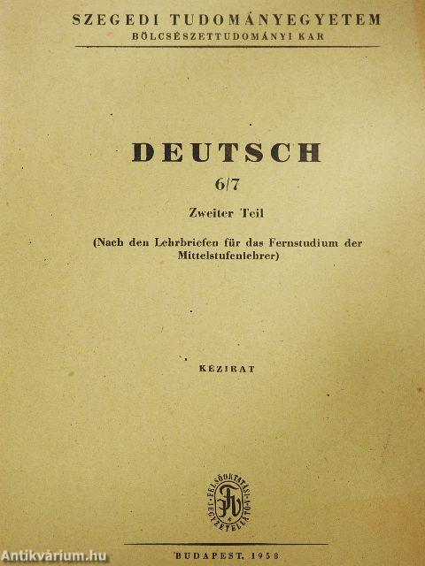 Deutsch 6/7 II.