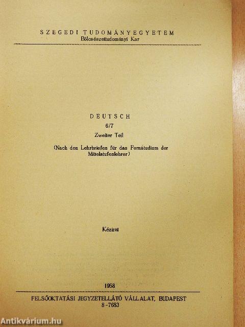 Deutsch 6/7 II.