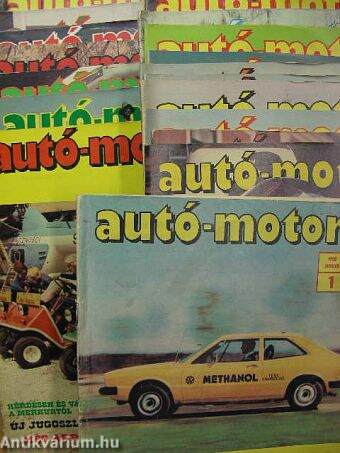 Autó-Motor 1980. (nem teljes évfolyam)