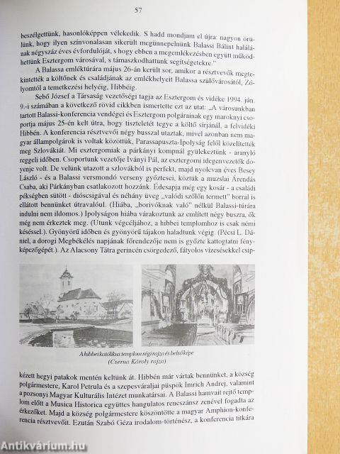 Az Esztergomi Balassa Bálint Társaság története