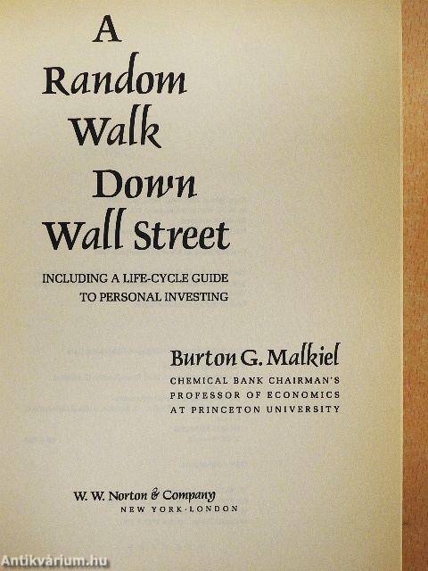 A Random Walk Down Wall Street