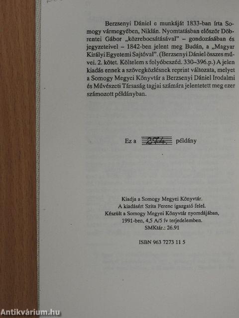 A magyarországi mezei szorgalom' némelly akadályairol