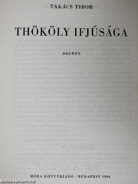 Thököly ifjúsága