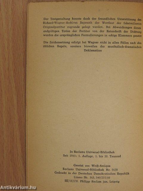 Tristan und Isolde
