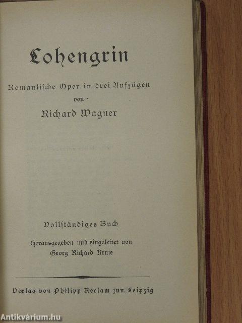 Rienzi der letzte der Tribunen/Der fliegende Hollander/Lohengrin/Tristan und Isolde/Die Meistersinger von Nürnberg (gótbetűs)