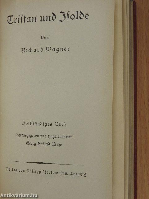 Rienzi der letzte der Tribunen/Der fliegende Hollander/Lohengrin/Tristan und Isolde/Die Meistersinger von Nürnberg (gótbetűs)