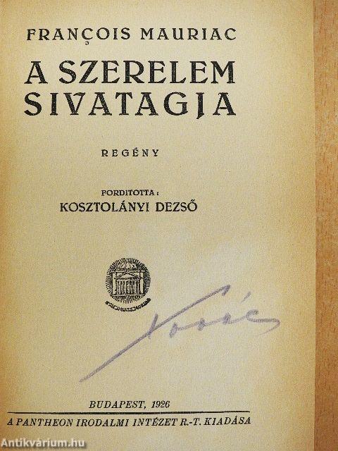 A szerelem sivatagja