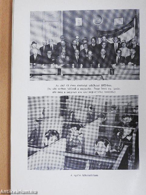 A debreceni Fazekas Mihály Gimnázium (volt főreáliskola) értesítője az 1972-73-as centenáriumi tanévről