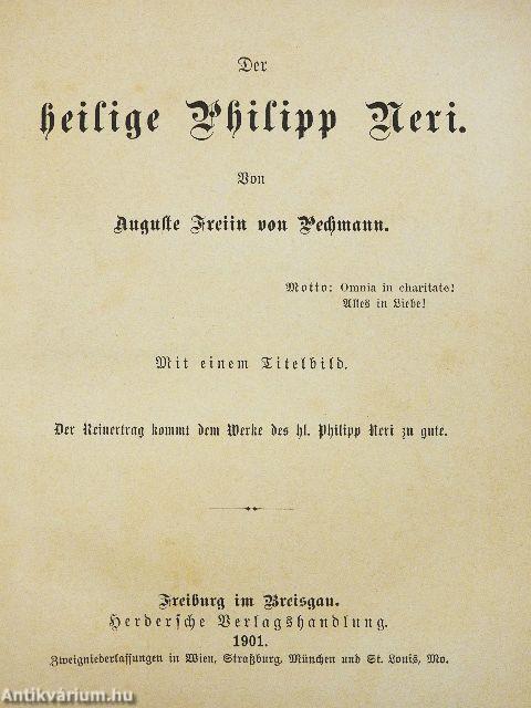 Der heilige Philipp Neri (gótbetűs)