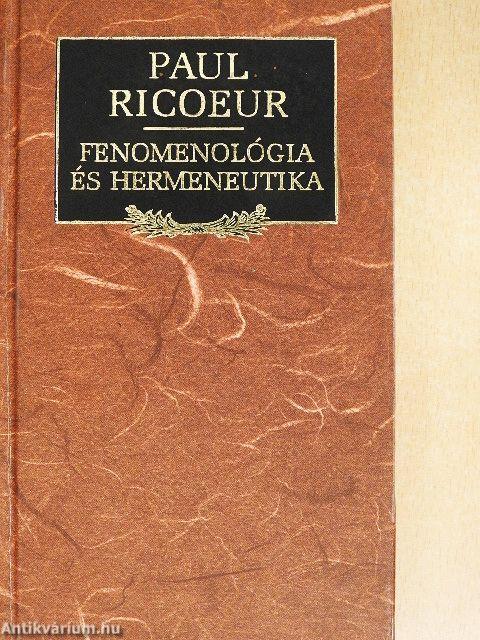 Fenomenológia és hermeneutika