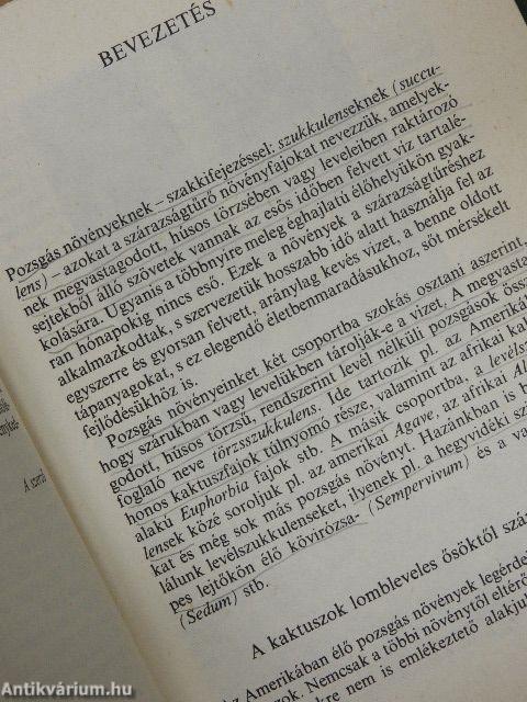 Kedvelt kaktuszok, pozsgások