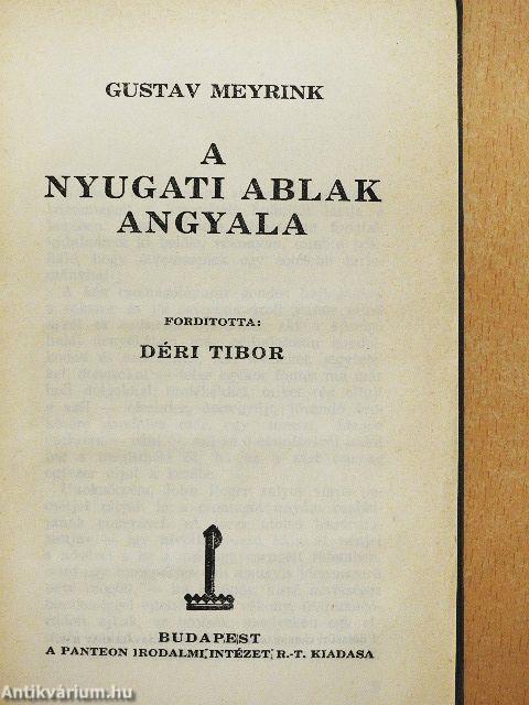 A nyugati ablak angyala