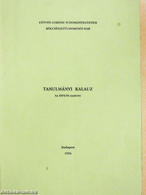 Tanulmányi kalauz az 1994/95. tanévre