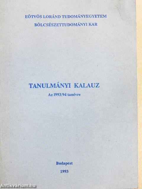 Tanulmányi kalauz az 1993/94 tanévre