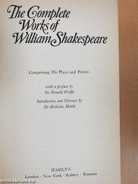 The Complete Works of William Shakespeare