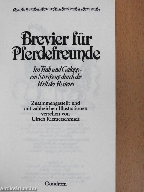 Brevier für Pferdefreunde