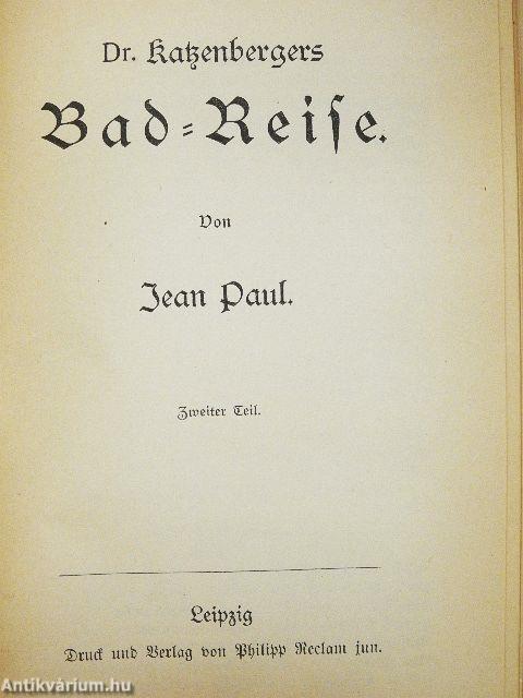 Dr. Katzenbergers Bad-Reise I-II. (gótbetűs)