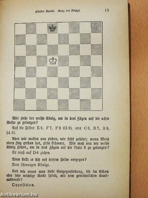 Katechismus Der Schachspielkunst (gótbetűs)