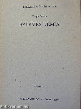 Szerves kémia