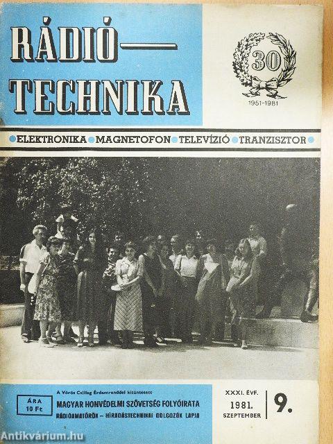 Rádiótechnika 1981. szeptember