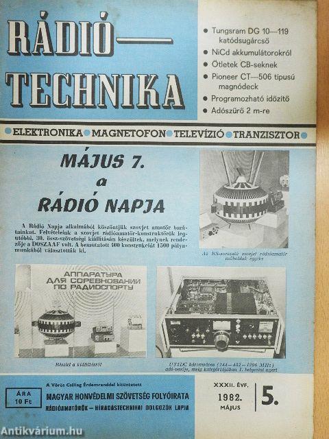 Rádiótechnika 1982. május
