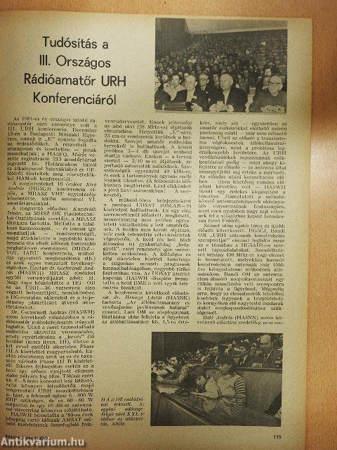 Rádiótechnika 1982. március