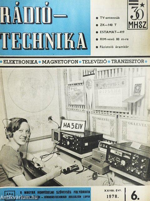 Rádiótechnika 1978. június