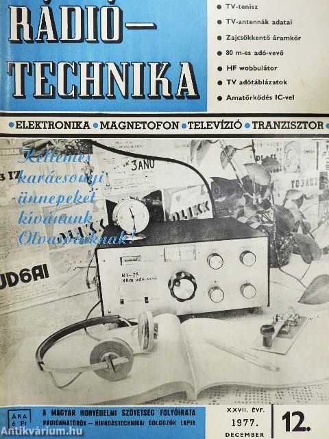 Rádiótechnika 1977. december