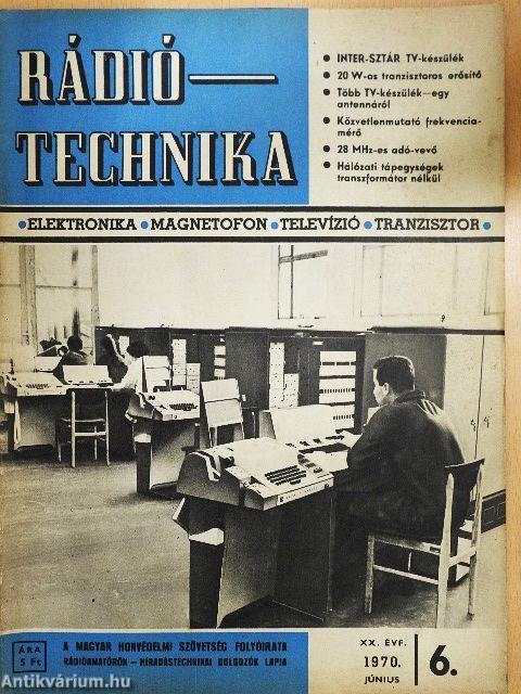 Rádiótechnika 1970. június