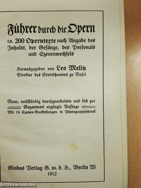 Führer durch die Opern (gótbetűs)